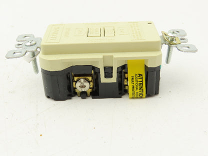 Leviton GFRBF-I SmartlockPro Blank GFCI Receptacle/Outlet 20A Ivory  Lot of 2