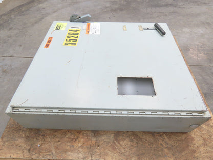 Hoffman Electrical Enclosure 36x32x8" 30A Fusible Disconnect Backplate