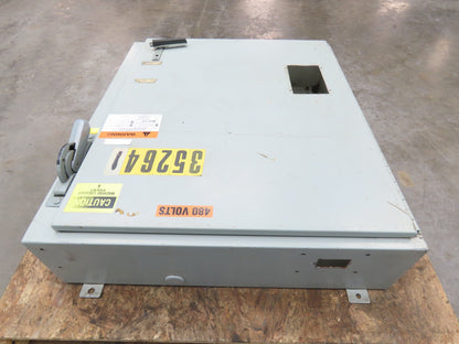 Hoffman Electrical Enclosure 36x32x8" 30A Fusible Disconnect Backplate