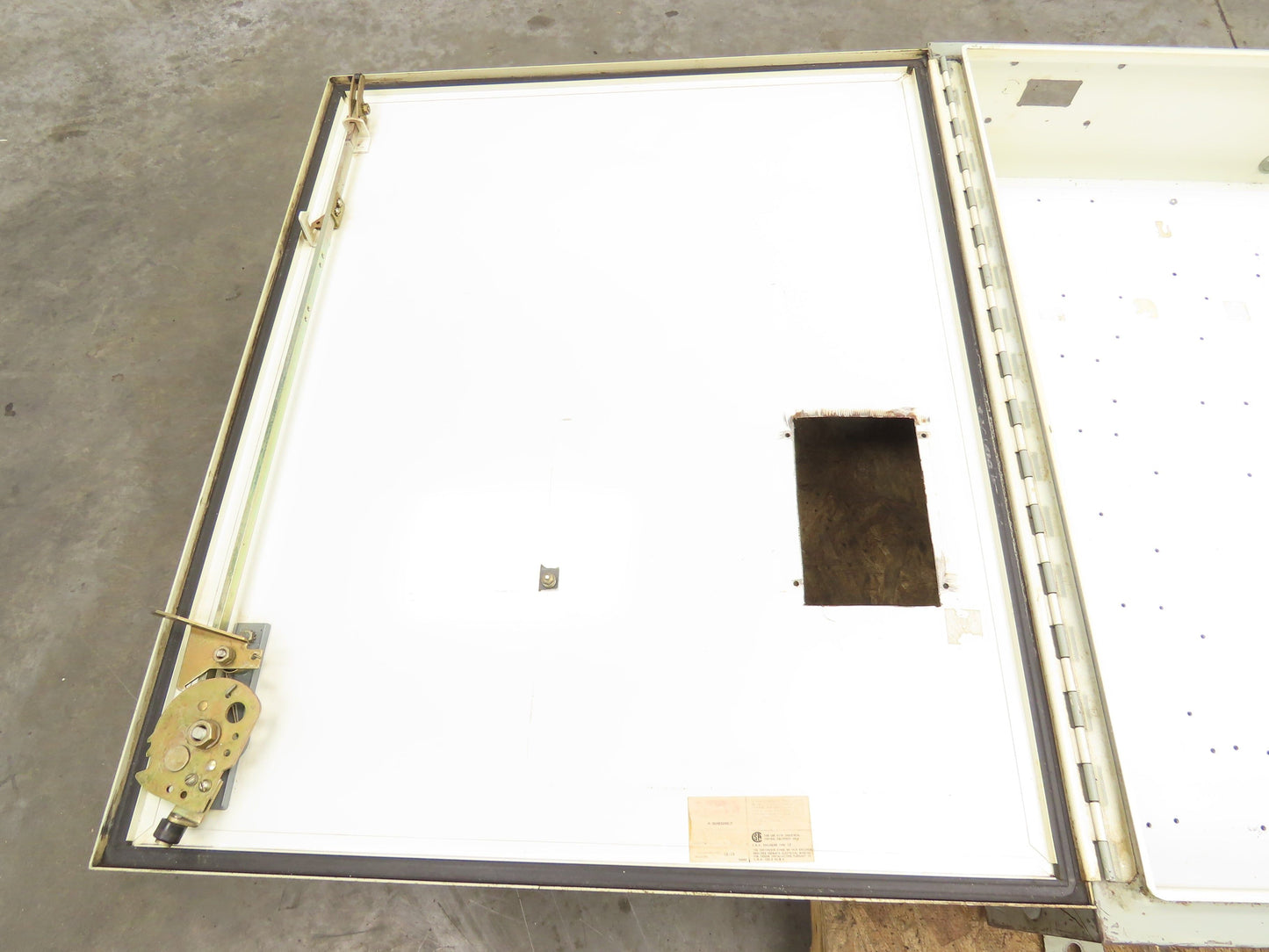 Hoffman Electrical Enclosure 36x32x8" 30A Fusible Disconnect Backplate