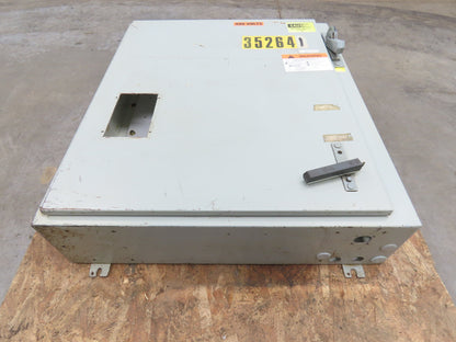 Hoffman Electrical Enclosure 36x32x8" 30A Fusible Disconnect Backplate