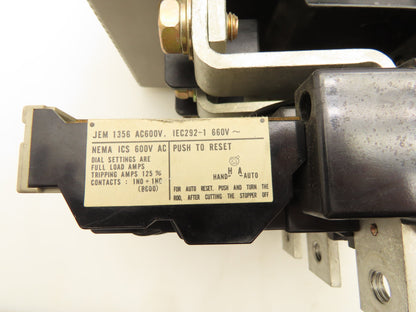 Mitsubishi S-K180 Magnetic Contactor 180A 220-240V 120V Coil 3 Pole