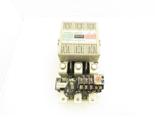 Mitsubishi S-K180 Magnetic Contactor 180A 220-240V 120V Coil 3 Pole