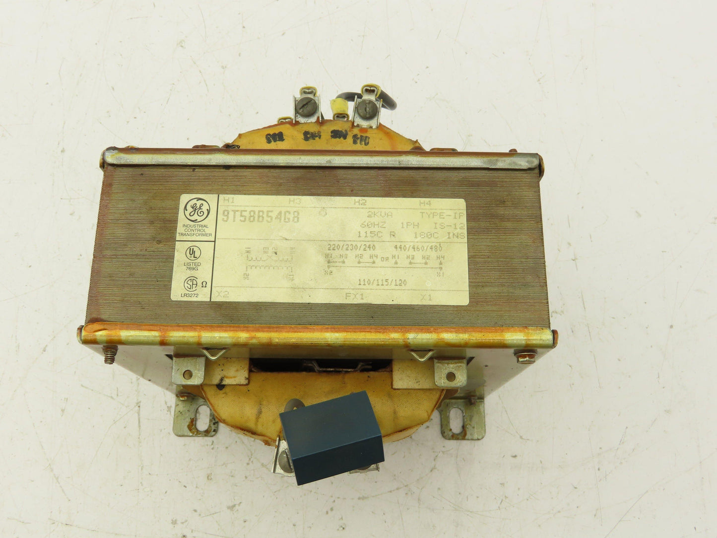 General Electric 9T58B54G8 Industrial Control Transformer 240/480V 120V 2KVA 1PH