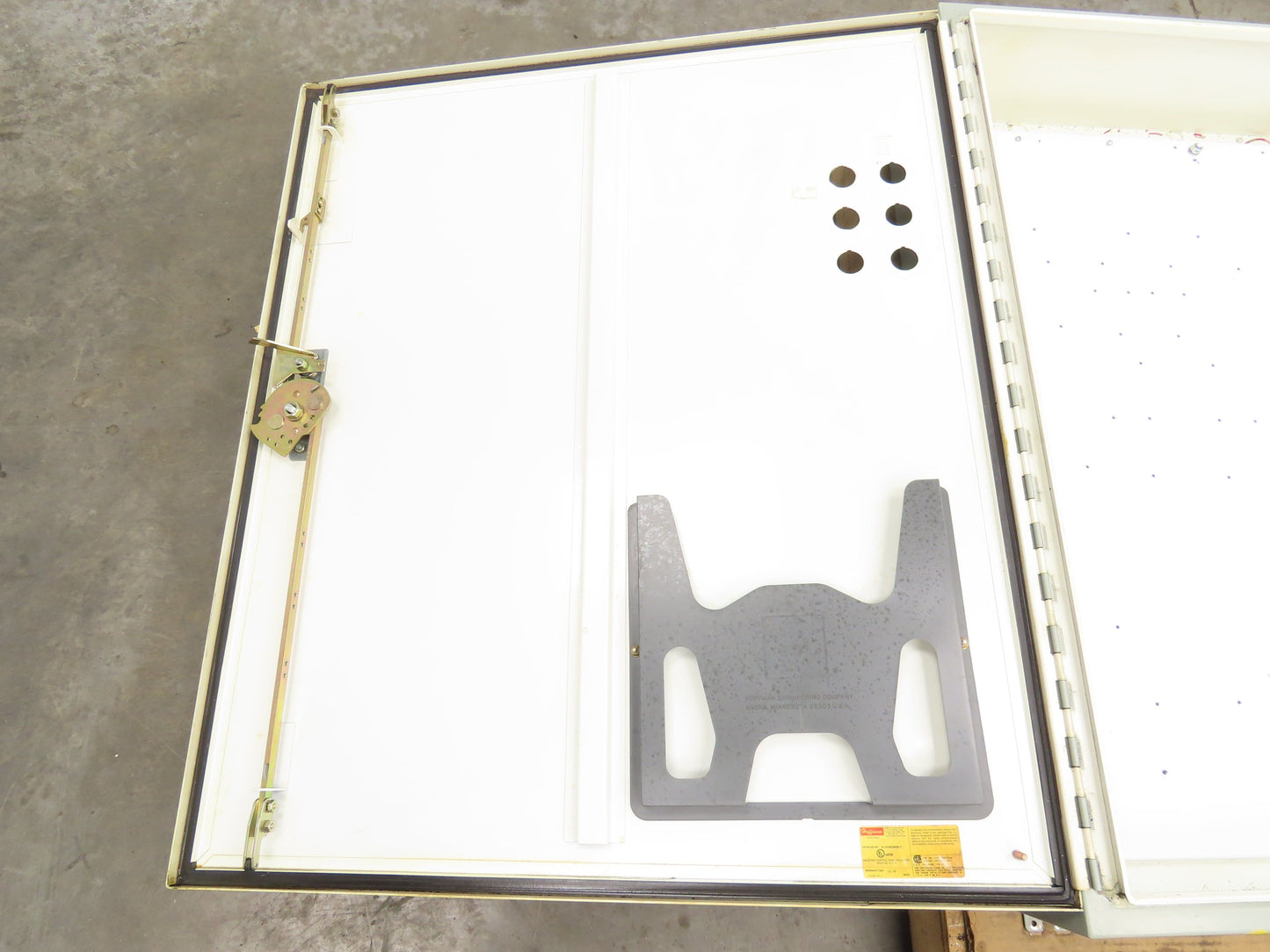 Hoffman A-42AB3808LP Electrical Enclosure 42x38x8" Wall Mount Fusible Disconnect