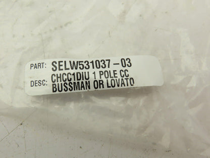 Eaton CHCC1DIU DIN Rail Fuse Holder 1-Pole 30A w/Indicator Light  Lot of 6