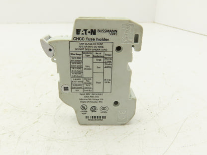 Eaton CHCC1DIU DIN Rail Fuse Holder 1-Pole 30A w/Indicator Light  Lot of 6