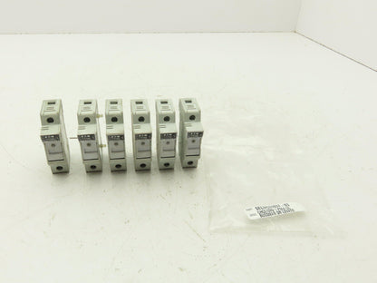 Eaton CHCC1DIU DIN Rail Fuse Holder 1-Pole 30A w/Indicator Light  Lot of 6
