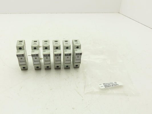 Eaton CHCC1DIU DIN Rail Fuse Holder 1-Pole 30A w/Indicator Light  Lot of 6