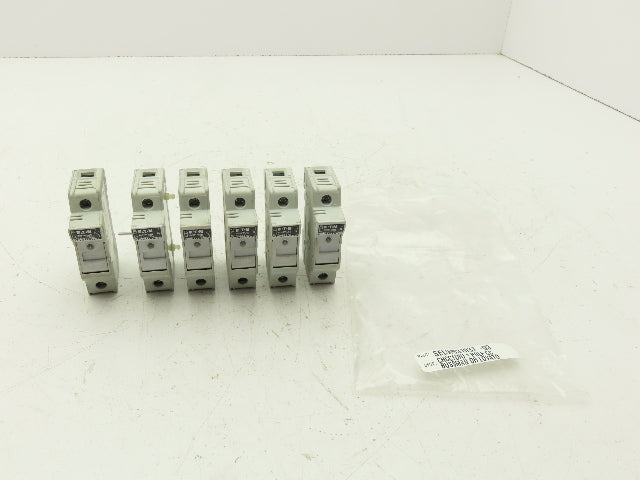 Eaton CHCC1DIU DIN Rail Fuse Holder 1-Pole 30A w/Indicator Light  Lot of 6