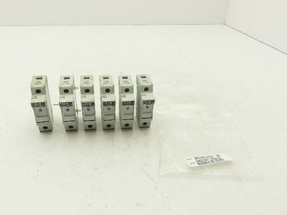 Eaton CHCC1DIU DIN Rail Fuse Holder 1-Pole 30A w/Indicator Light  Lot of 6