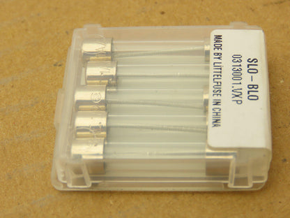 Littelfuse 313001P 3AG Slo-Blo Fuse 313 1A 250V .25"x1.25"  Lot of 42
