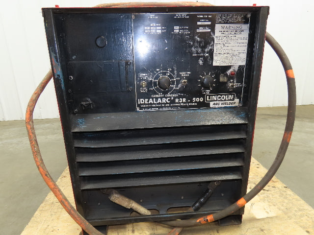Lincoln 8794 R3R-500 Dc Arc Welder Welding Power Source 500 Amp 230/460 V Tested