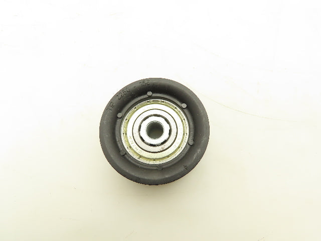 Roach Conveyor 2-Groove O-Ring Nylon Idler Pulley 2.25"OD 3/8" Bore Lot of 6