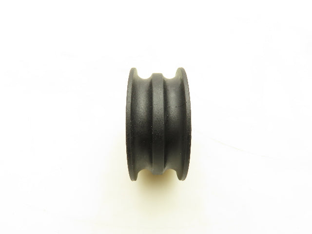 Roach Conveyor 2-Groove O-Ring Nylon Idler Pulley 2.25"OD 3/8" Bore Lot of 6