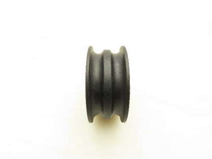 Roach Conveyor 2-Groove O-Ring Nylon Idler Pulley 2.25"OD 3/8" Bore Lot of 6