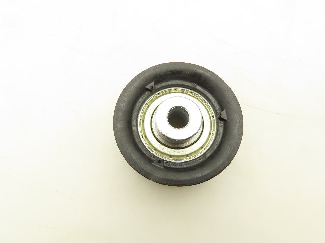 Roach Conveyor 2-Groove O-Ring Nylon Idler Pulley 2.25"OD 3/8" Bore Lot of 6