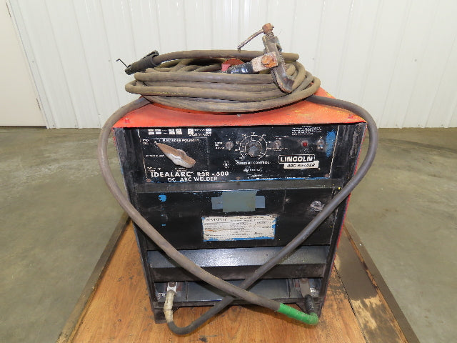 Lincoln 8069-PS Idealarc R3R 500 DC Arc Stick Welder Welding Power Source Tested