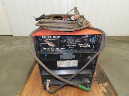 Lincoln 8069-PS Idealarc R3R 500 DC Arc Stick Welder Welding Power Source Tested