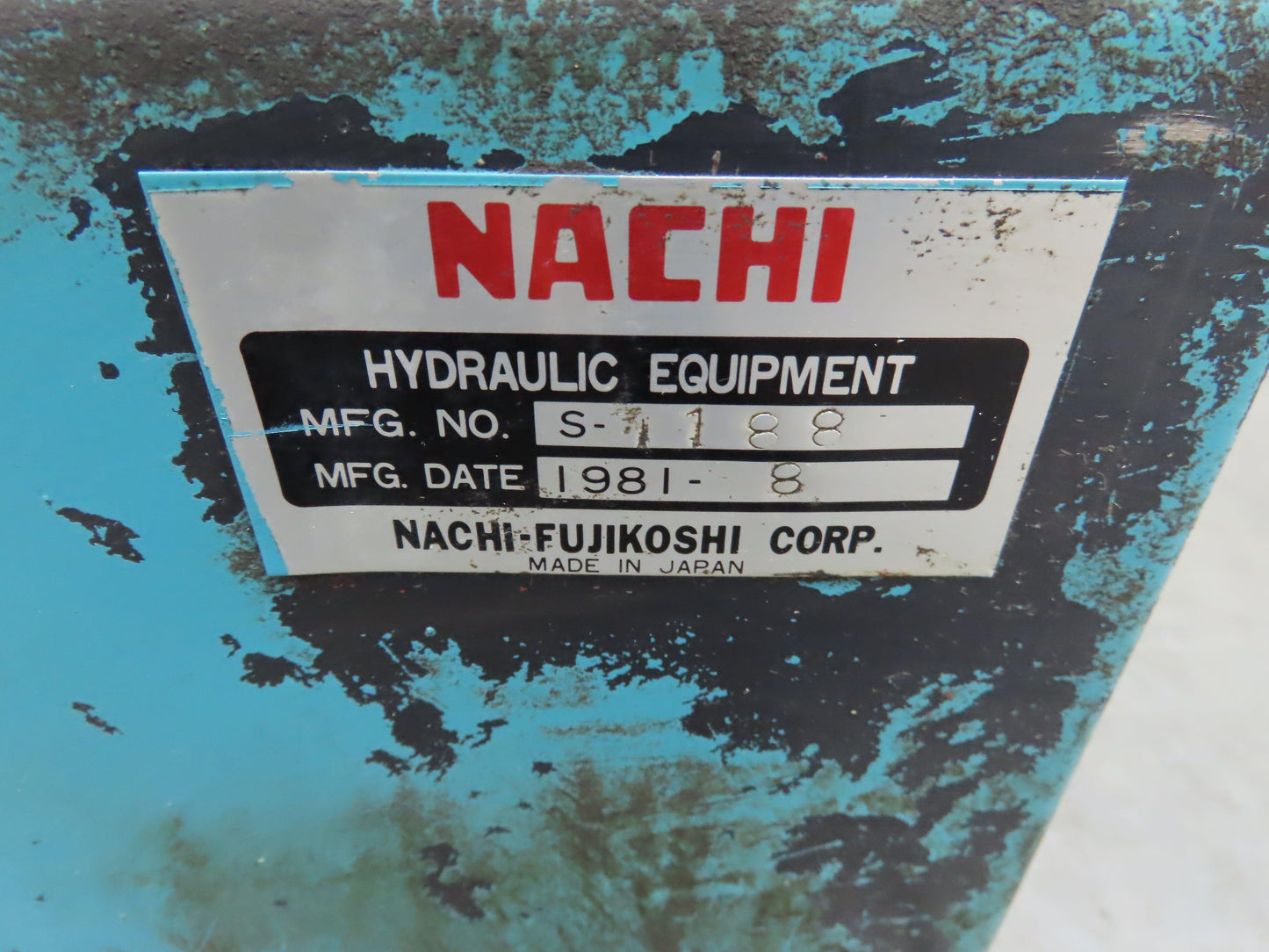 Nachi VDR-1B-1A3-B Uni Pump Hydraulic Power Unit 5 GPM 1000 PSI 20 Gal 230V 3Ph