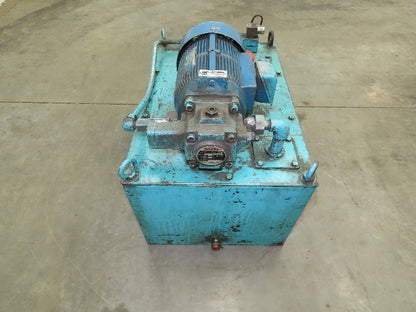 Nachi VDR-1B-1A3-B Uni Pump Hydraulic Power Unit 5 GPM 1000 PSI 20 Gal 230V 3Ph