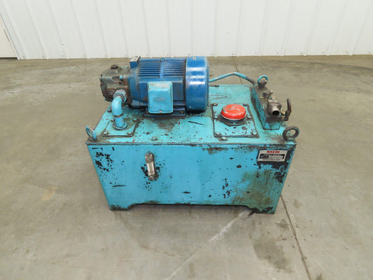 Nachi VDR-1B-1A3-B Uni Pump Hydraulic Power Unit 5 GPM 1000 PSI 20 Gal 230V 3Ph