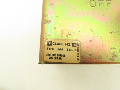 Square D 5114028630 Disconnect Mechanism And Handle Type LM-1 Ser.B