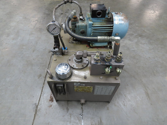 Nachi UVN-1A-0A4-1.5E-4M-11 Uni Pump Hydraulic Power Unit 4GPM 900 PSI 10 Gal