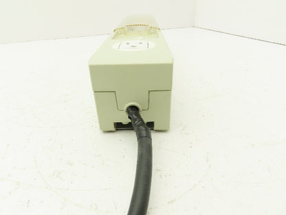 Wiegmann WKL025SWLT120 Fluorescent Magnetic Enclosure Light Outlet 15A