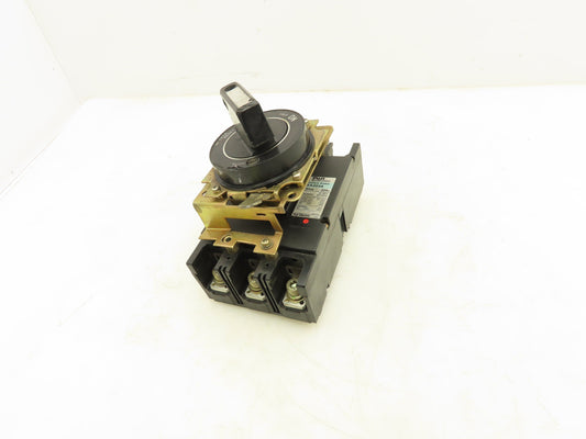 Fuji Electric EA203A Circuit Breaker Rotary Disconnect Switch 225A 600V 3 Pole
