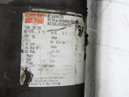 McNichols Low Profile Flat Belt Conveyor 3"W x 30"L 115V End Drive 16 FPM