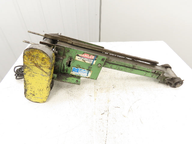 McNichols Low Profile Flat Belt Conveyor 3"W x 30"L 115V End Drive 16 FPM