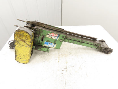 McNichols Low Profile Flat Belt Conveyor 3"W x 30"L 115V End Drive 16 FPM