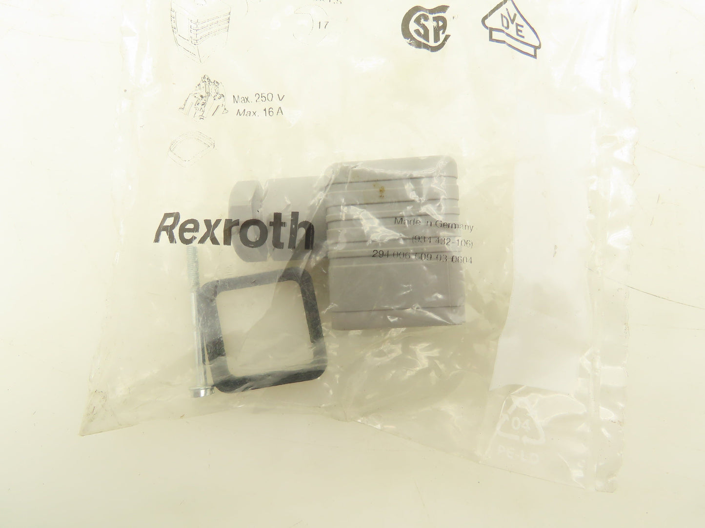 Bosch R901017010 Solenoid Valve Socket Plug-In Connector 3-Pole Gray  Lot of 9