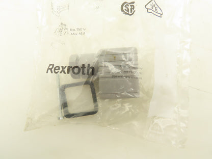 Bosch R901017010 Solenoid Valve Socket Plug-In Connector 3-Pole Gray  Lot of 9