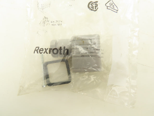 Bosch R901017010 Solenoid Valve Socket Plug-In Connector 3-Pole Gray  Lot of 9