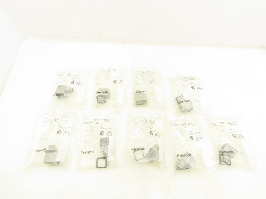 Bosch R901017010 Solenoid Valve Socket Plug-In Connector 3-Pole Gray  Lot of 9