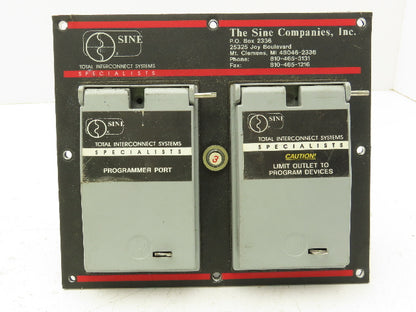 Sine Taylor-Winfield P22939 Limit Outlet Programmer 2-Port Assembly Panel