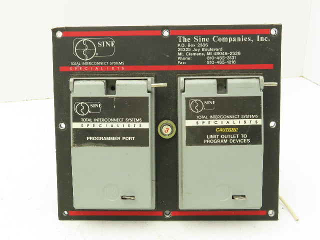 Sine Taylor-Winfield P22939 Limit Outlet Programmer 2-Port Assembly Panel