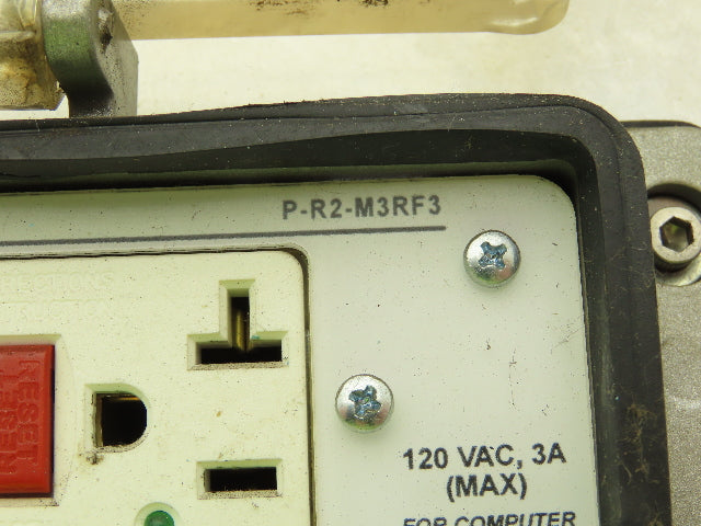 GracePort Engineered P-R2-M3RF3 Ethernet Interface Panel Connector 120V 3A Cover