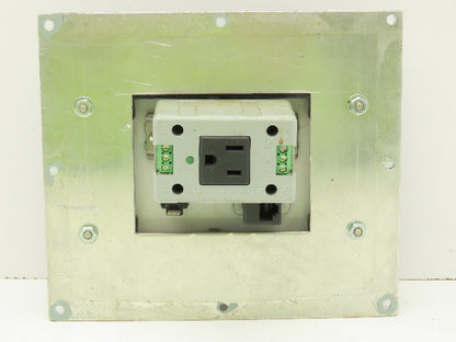 GracePort Engineered P-R2-M3RF3 Ethernet Interface Panel Connector 120V 3A Cover