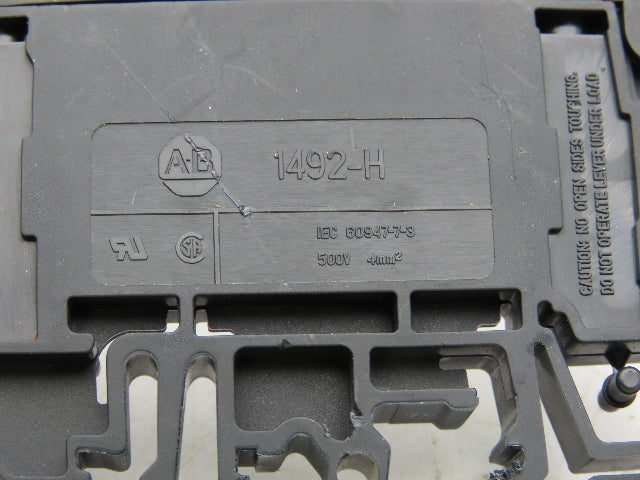 Allen Bradley 1492-H Fuse Holder Terminal Block Red Light Indicator Lot of 28