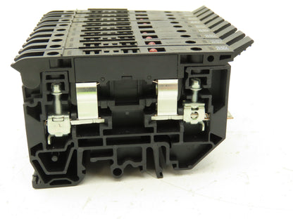 Allen Bradley 1492-H Fuse Holder Terminal Block Red Light Indicator Lot of 28