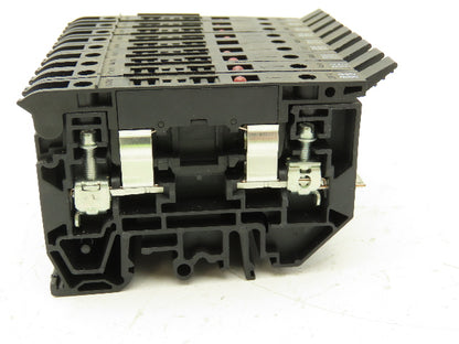 Allen Bradley 1492-H Fuse Holder Terminal Block Red Light Indicator Lot of 28