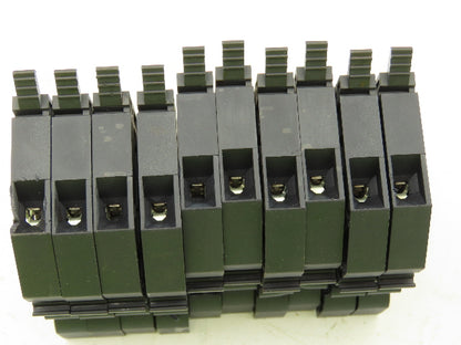 Allen Bradley 1492-H Fuse Holder Terminal Block Red Light Indicator Lot of 28