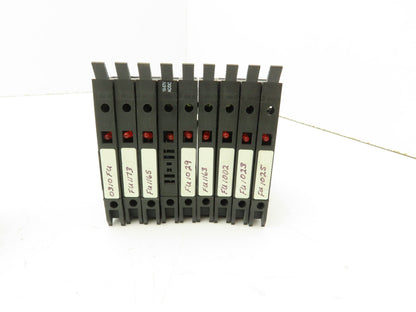 Allen Bradley 1492-H Fuse Holder Terminal Block Red Light Indicator Lot of 28