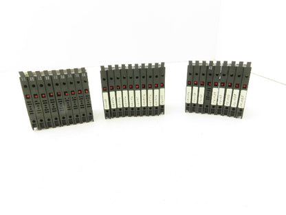 Allen Bradley 1492-H Fuse Holder Terminal Block Red Light Indicator Lot of 28