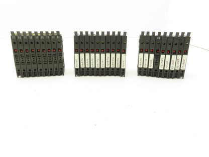 Allen Bradley 1492-H Fuse Holder Terminal Block Red Light Indicator Lot of 28