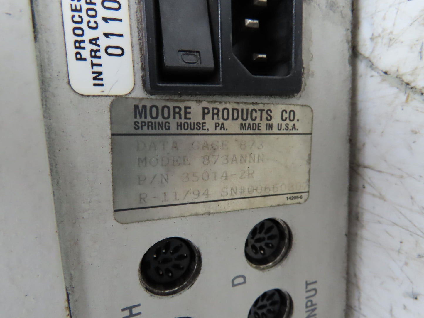 Moore 873ANNN Data Gage Monitor Machine Controller Tested