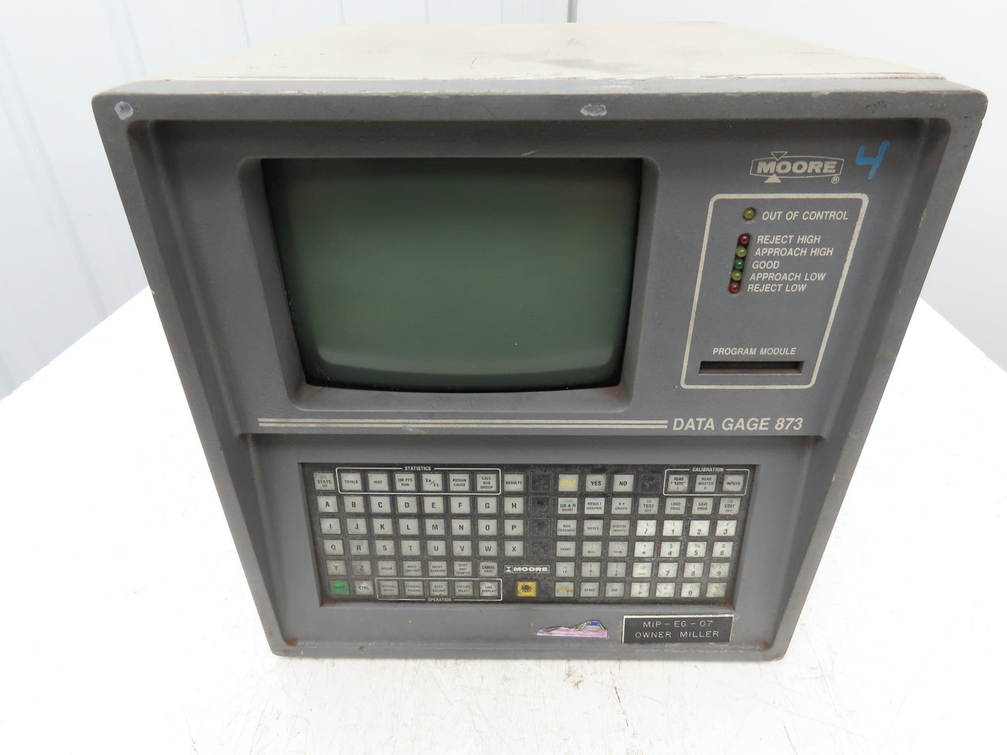 Moore 873ANNN Data Gage Monitor Machine Controller Tested